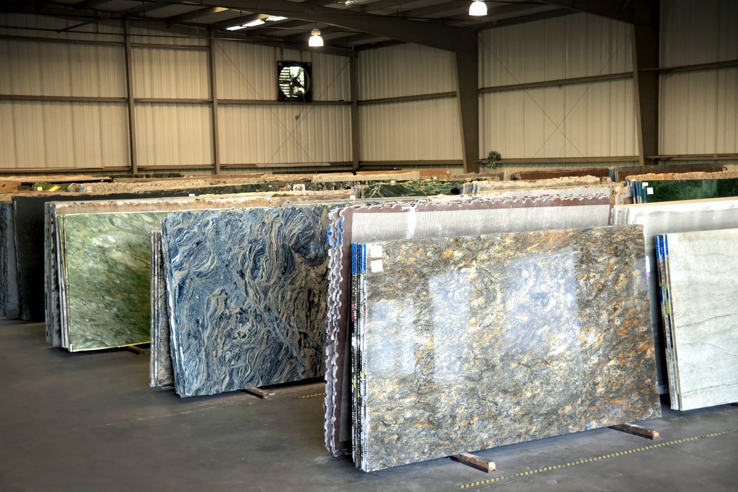 Natural stone slabs